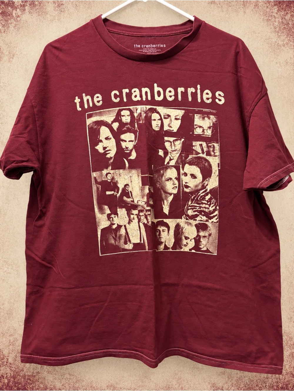 The Cranberries Graphic Band T-Shirt Burgundy Size XL